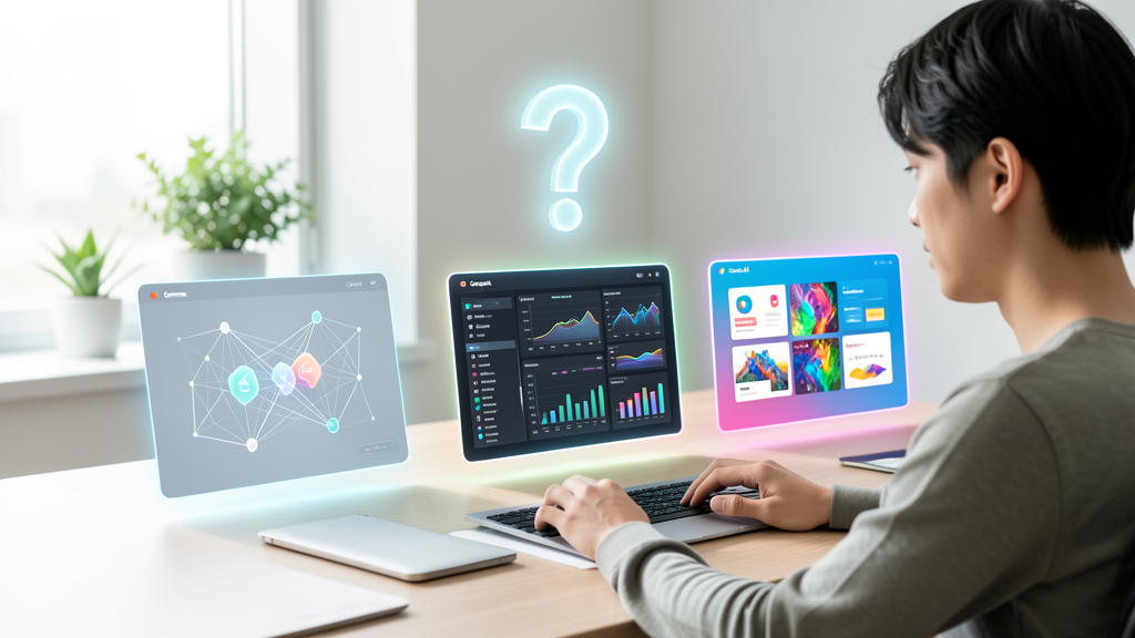 데이터 시각화? 디자인 감각? AI PPT 3대장, 당신에게 딱 맞는 도구는? 4 내게 맞는 AI PPT 3대장은?